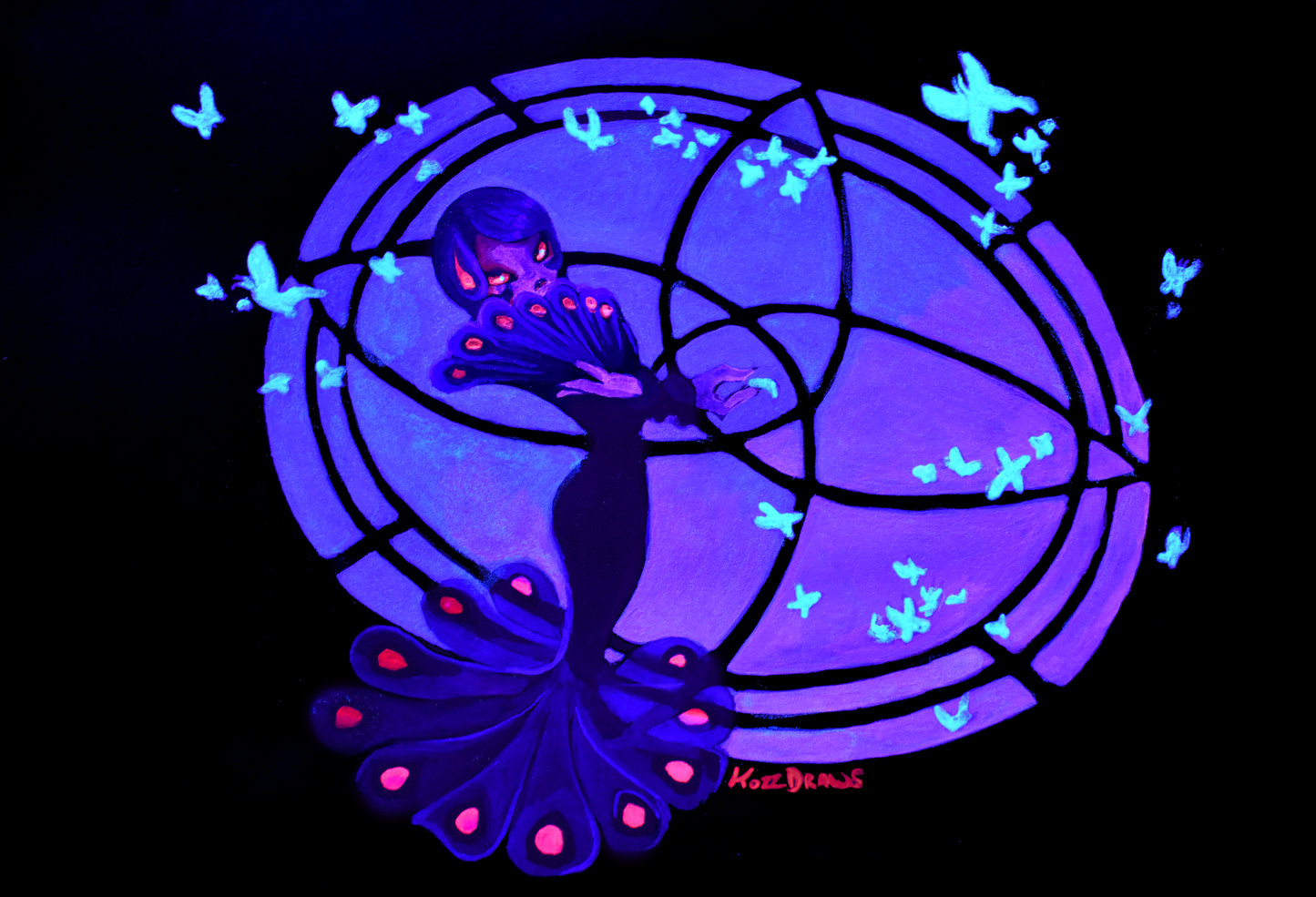 Print - Mayura (HALOGRAPHIC)