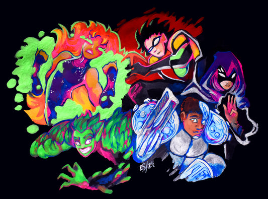Print - Teen Titans