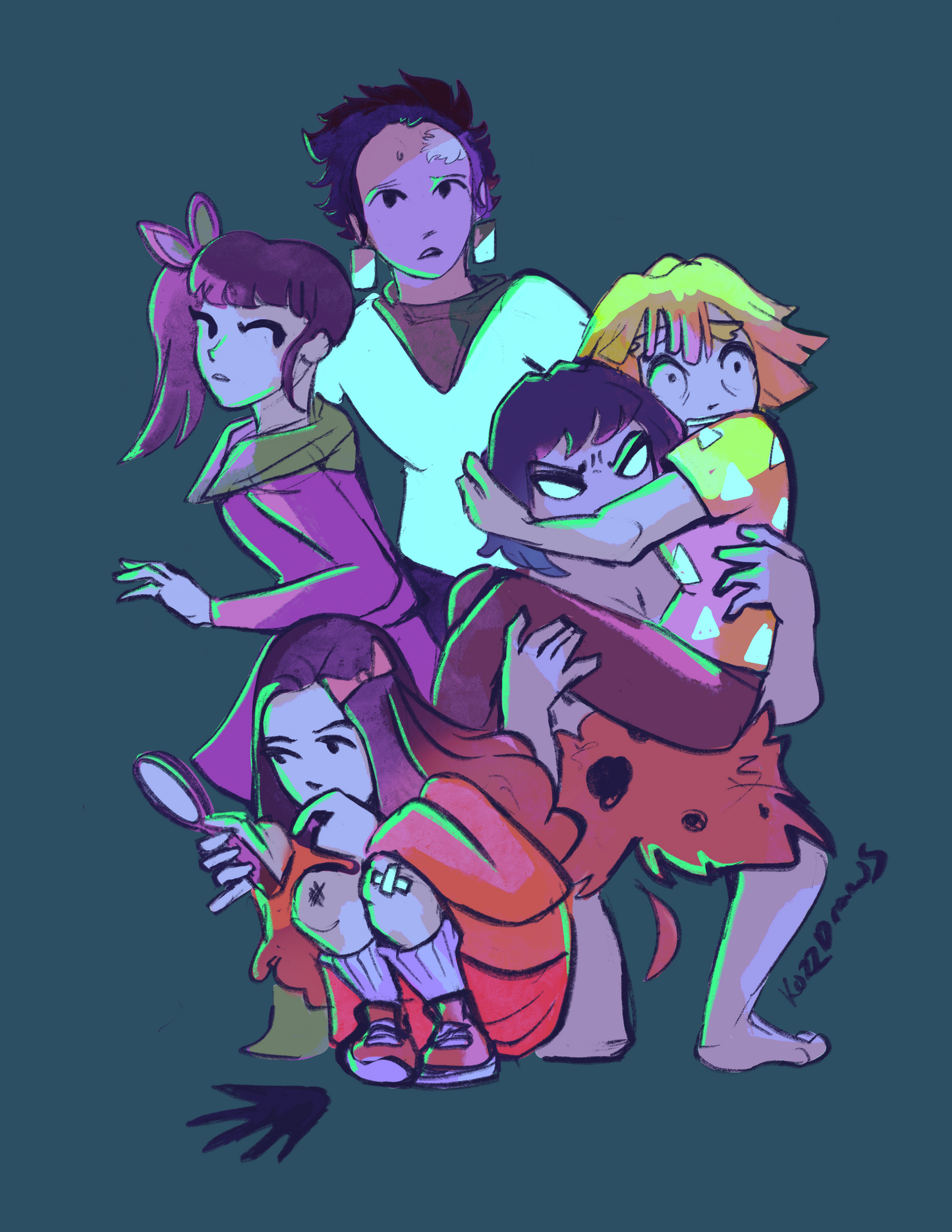 Print - Mystery Gang (Demon Slayer)